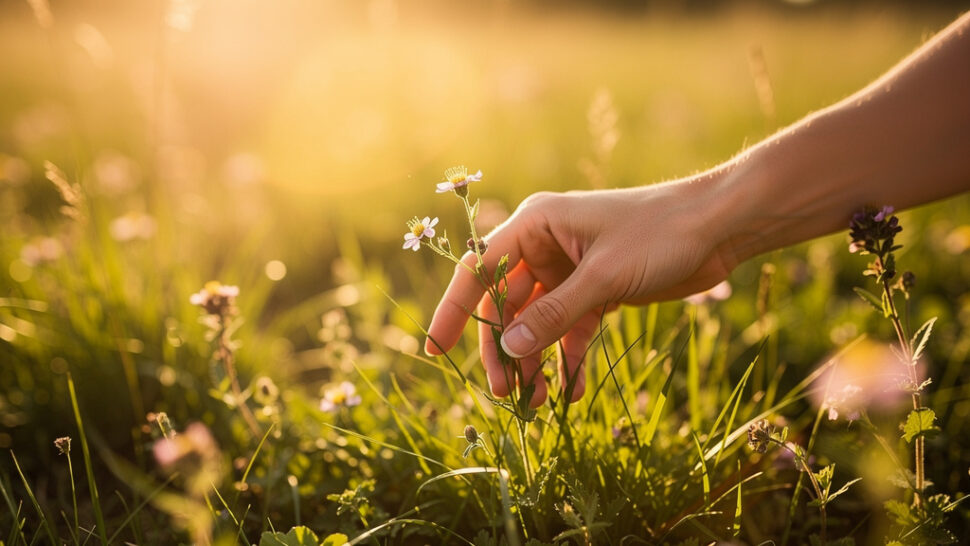 Žena praktikující techniku 5-4-3-2-1 proti úzkosti